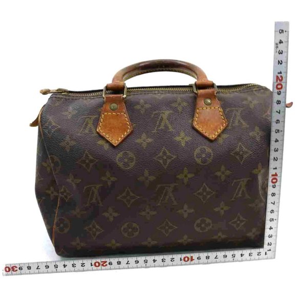 Auth Louis Vuitton Speedy 25 Brown Hand #6408L19 - Picture 3 of 11